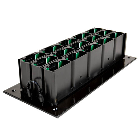 An image of the LRS 15-slot Staff Pager Charging Base (CH-R9-15) for server and wait staff paging notification and when food orders are ready.