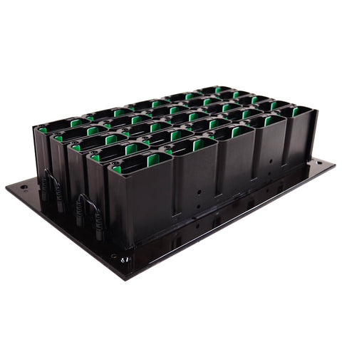 An image of the LRS 25-slot Staff Pager Charging Base (CH-R9-25) for server and wait staff paging notification and when food orders are ready.