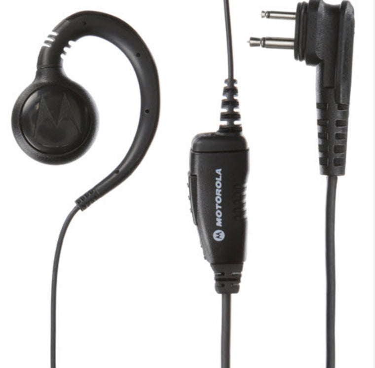 Radio Headset - Swivel Earpiece with In-Line Mic and PTT